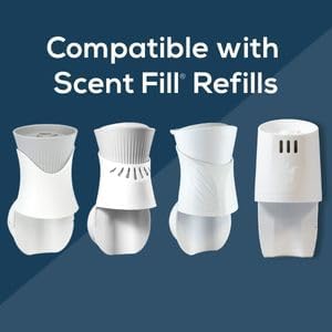 Scent Fill Cucumber Melon Plug in Air Freshener, Scented Oil Refills, 2 Refills + Diffuser