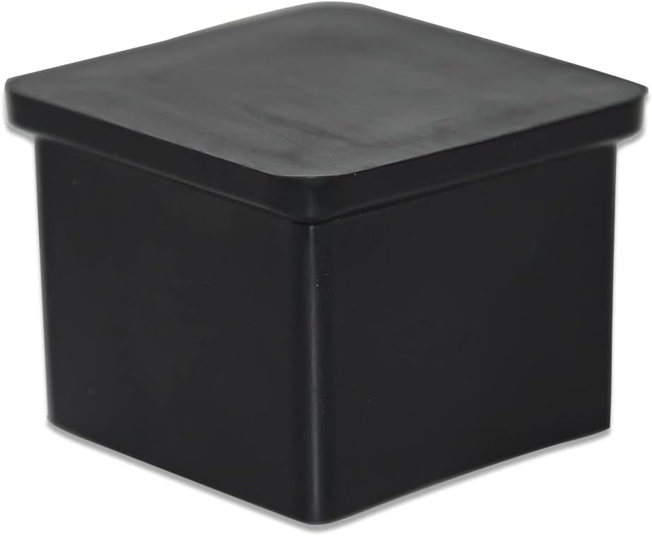 Flyshop 1-3/16" x 1-3/16", 30 mm x 30 mm Flexible PVC Chair Leg Caps Black Anti-Scratch Furniture Covers Floor Protectors Square Chair Leg Tips, 20PCS