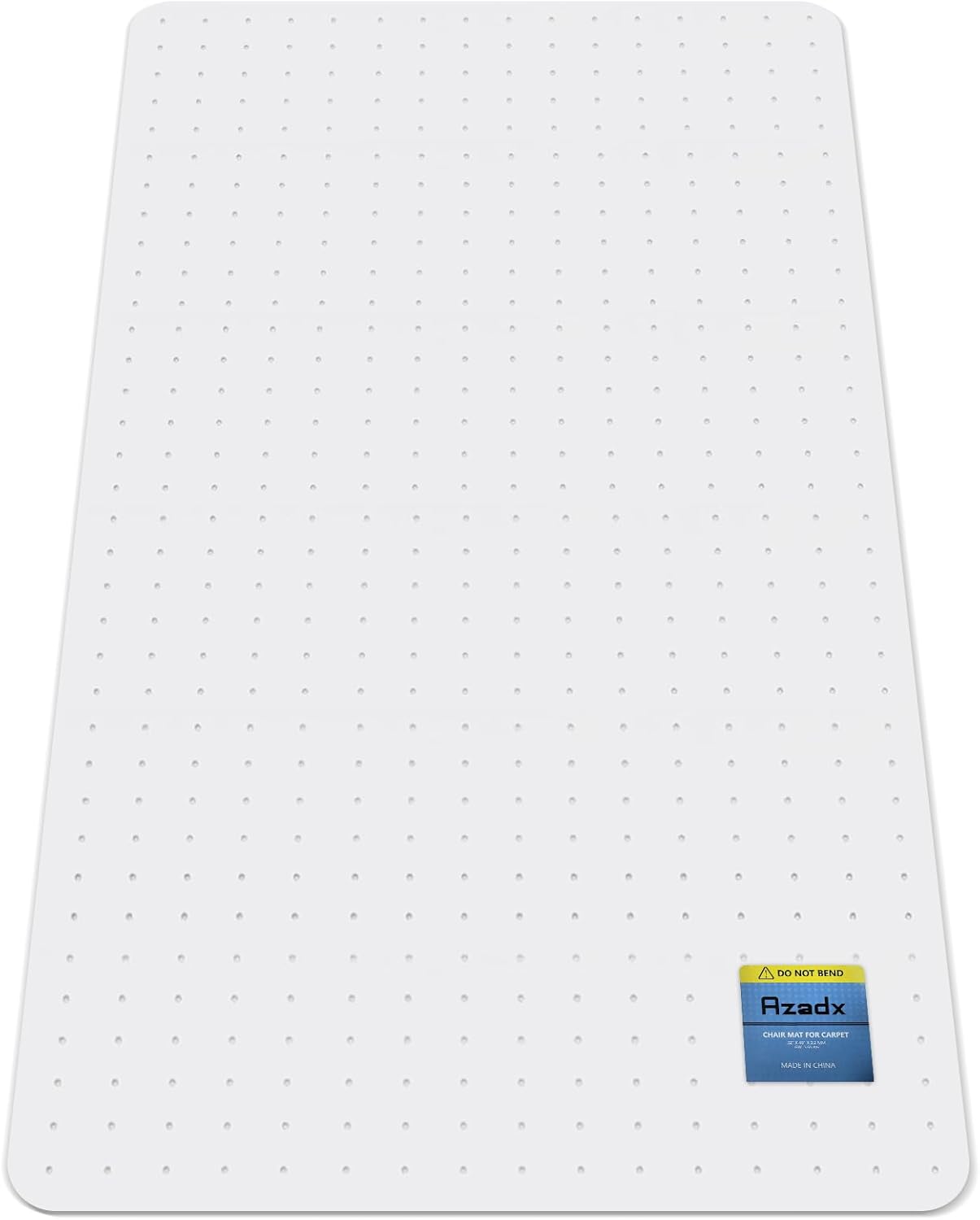 Azadx Heavy Duty Office Chair Mat for Carpet 32" x 55" Hard Material Chair Mat for Carpeted Floor Slip Resistant Carpet Protector for Home Office Easy Glide Desk Floor Mat for Office Chair on Carpets