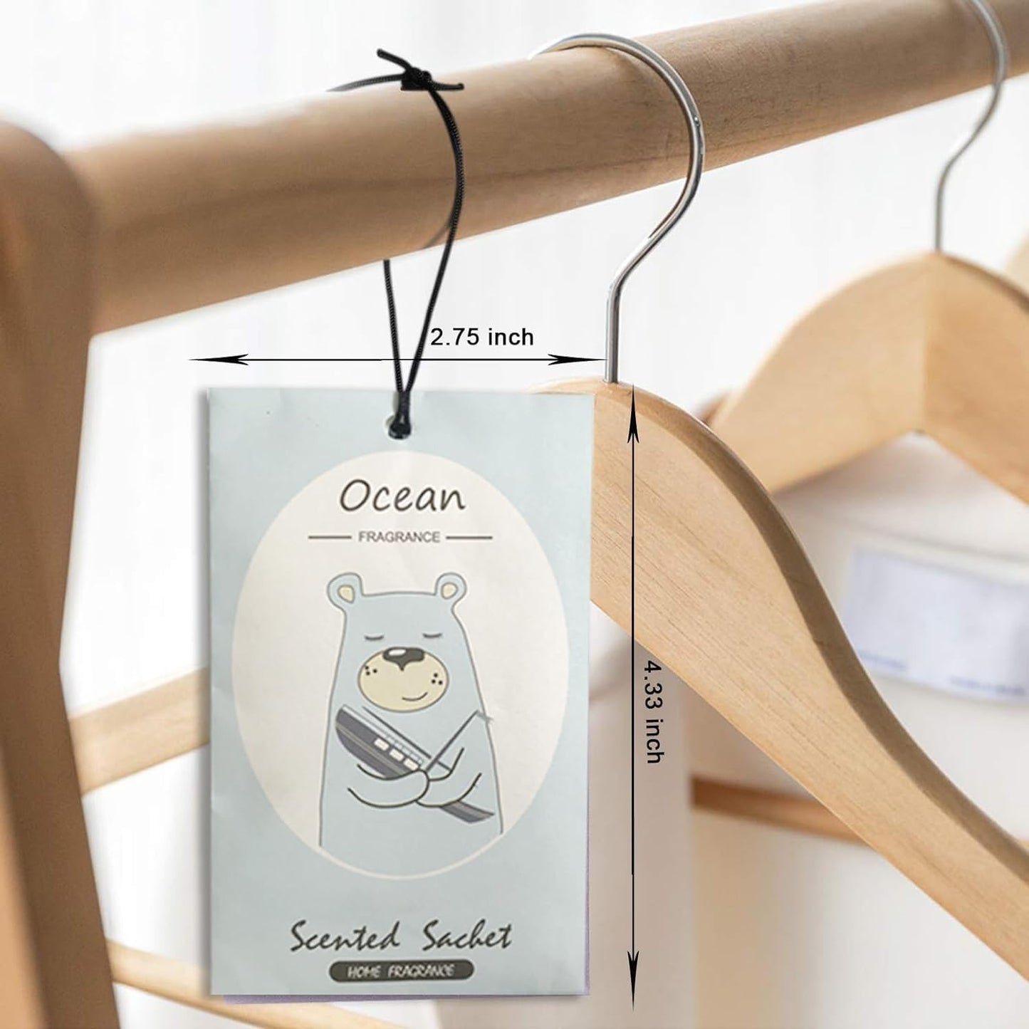 13 Scents Scented Sachets for Drawers and Closets Air Freshener Home Fragrance Sachet Total 14 Packs Gift Box