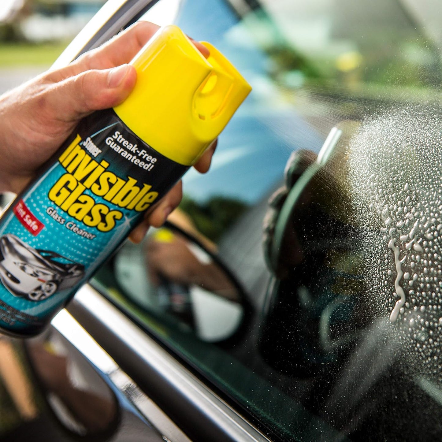 Invisible Glass 91163-5PK Premium Aerosol Glass and Window Cleaner for Auto and Home, Streak-Free, Ammonia-Free, Tint-Safe, 15 oz (Pack of 5)