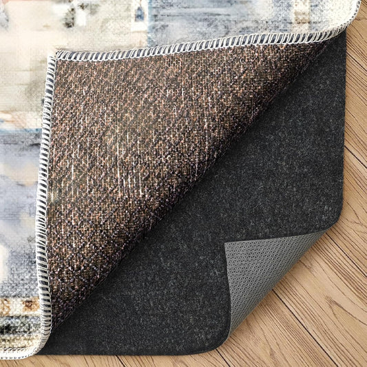 Felt Rug Pad, 8 x 10 Ft Rubber Non-Slip Rug Pad Gripper, Keep Rugs Secure and in Place, Extra Strong Under Carpet Mat Cushion - for All Floors